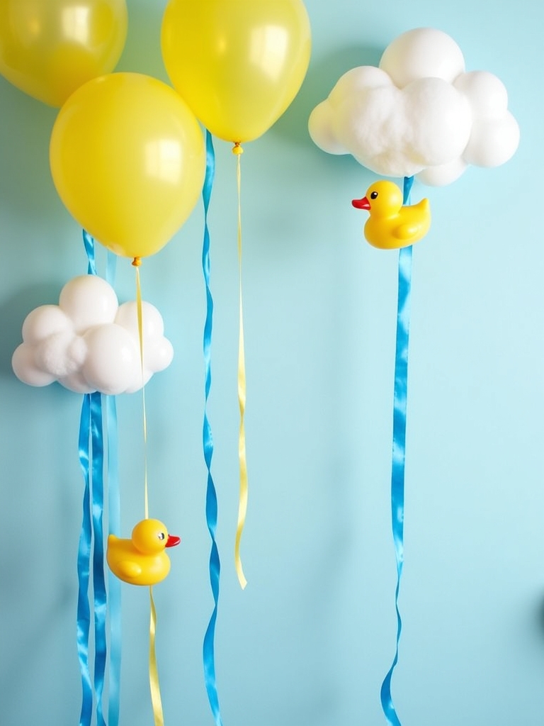 duck party backdrop decor