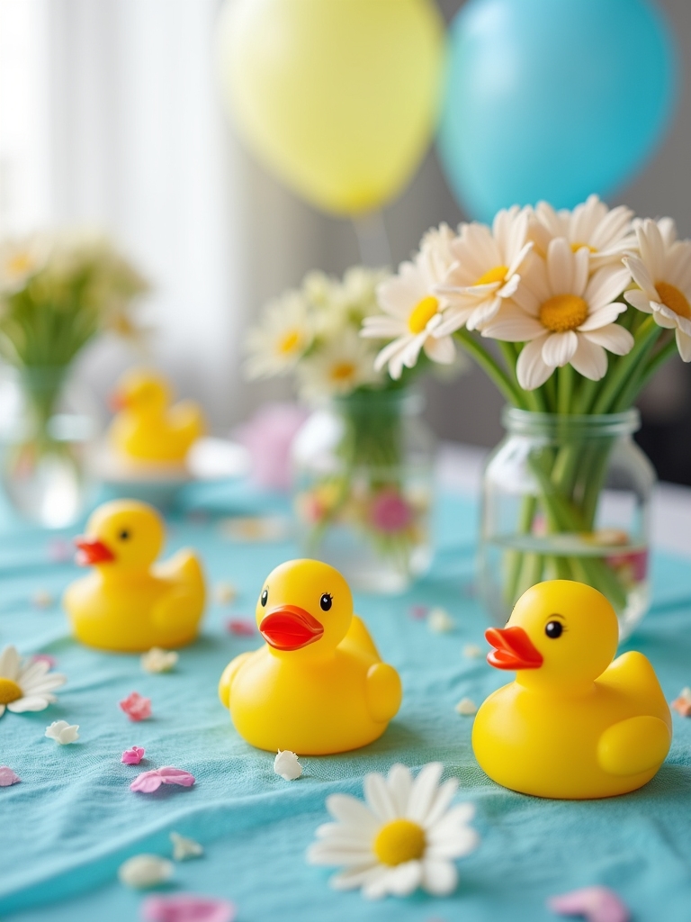 duck themed decorative centerpieces