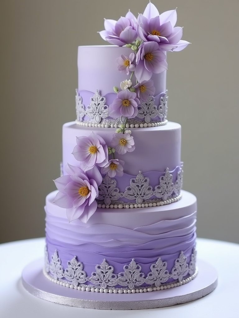 elegant festive birthday cake designs