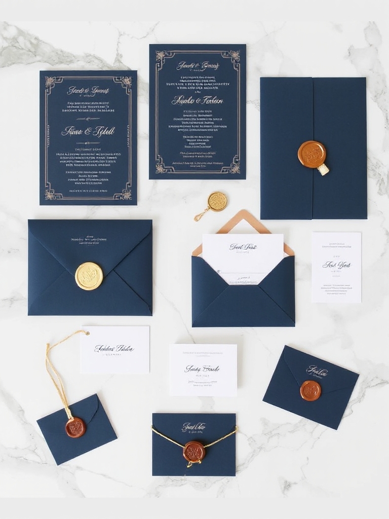 elegant stationery design collection