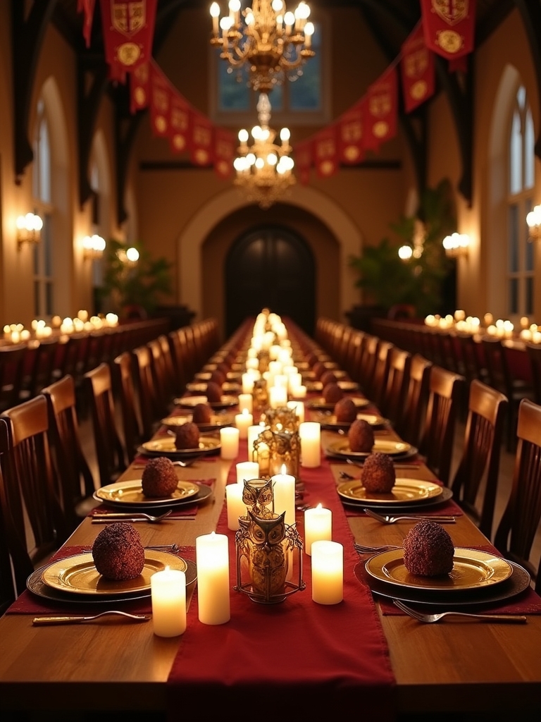 enchanting wizardly dining ambiance