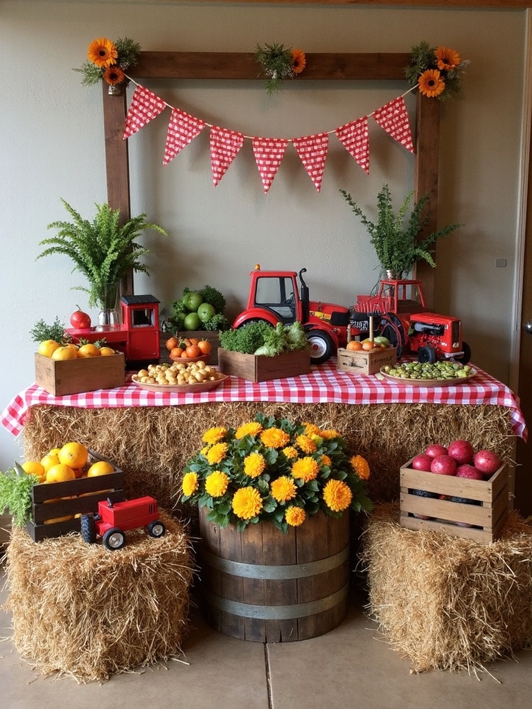 farm themed market event