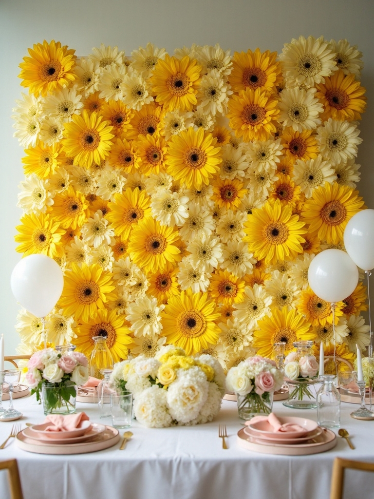 floral backdrop design ideas