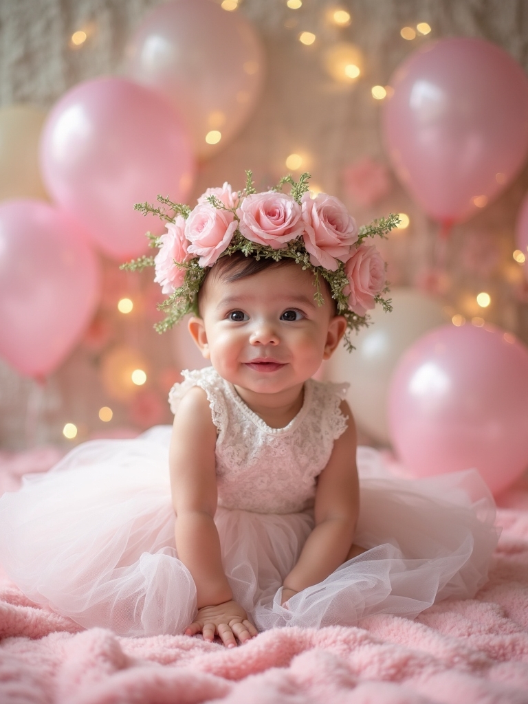 floral headpiece festive gathering