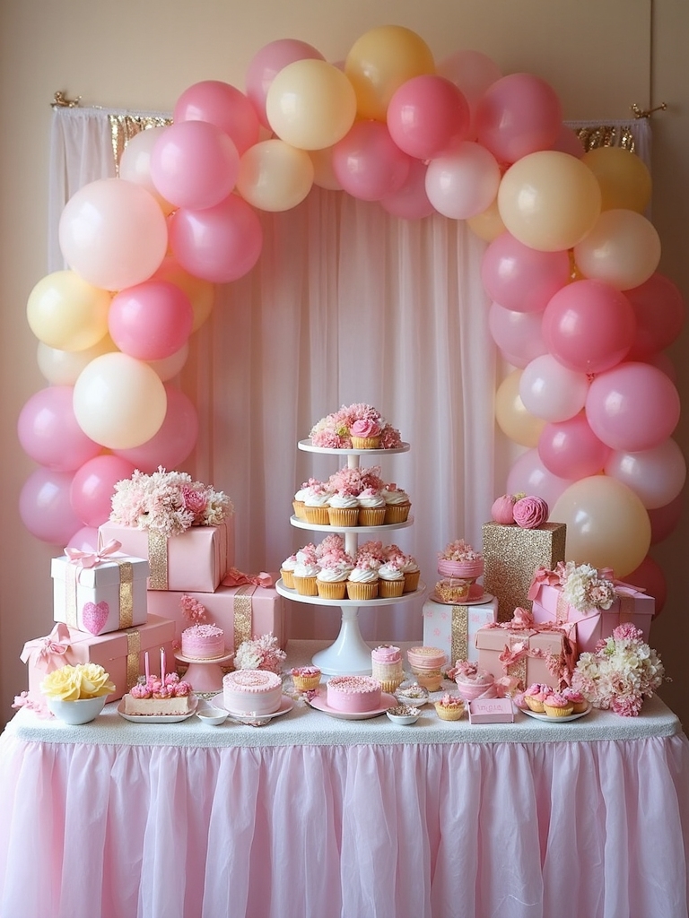gift table display arrangement