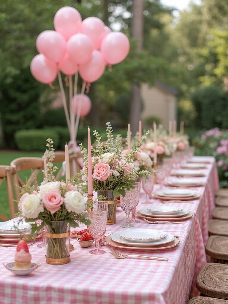 gingham details for personalization