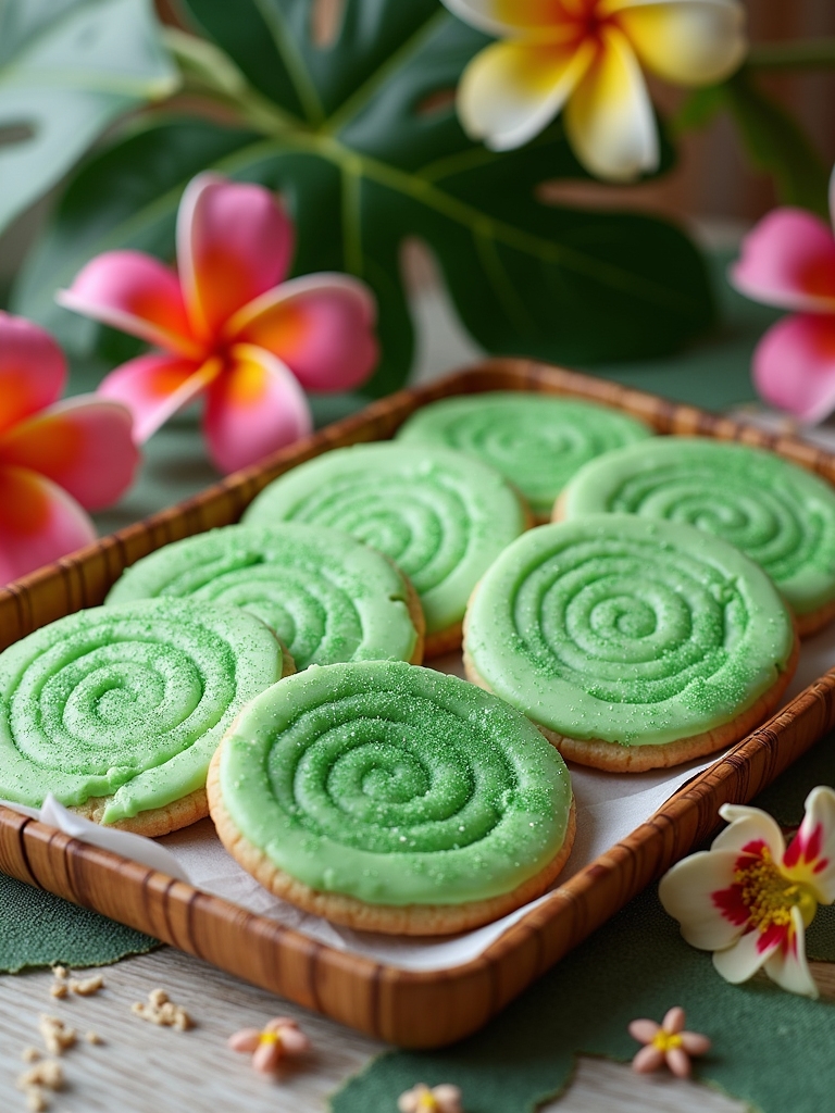 heart shaped te fiti cookies