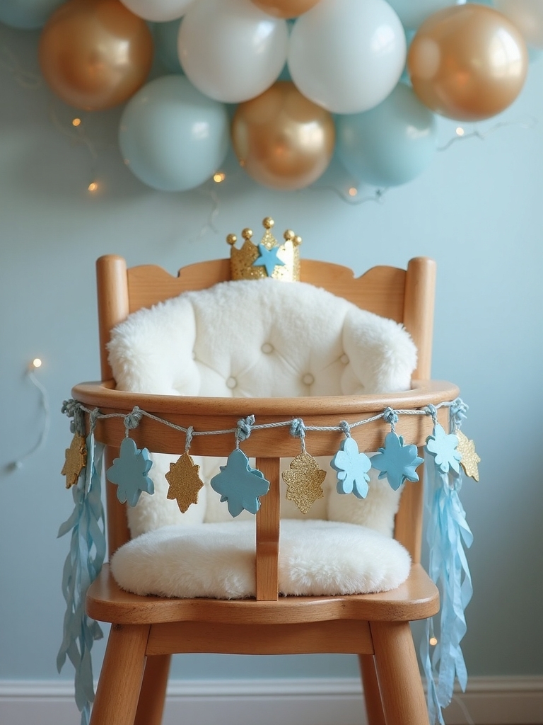 high chair decoration ideas
