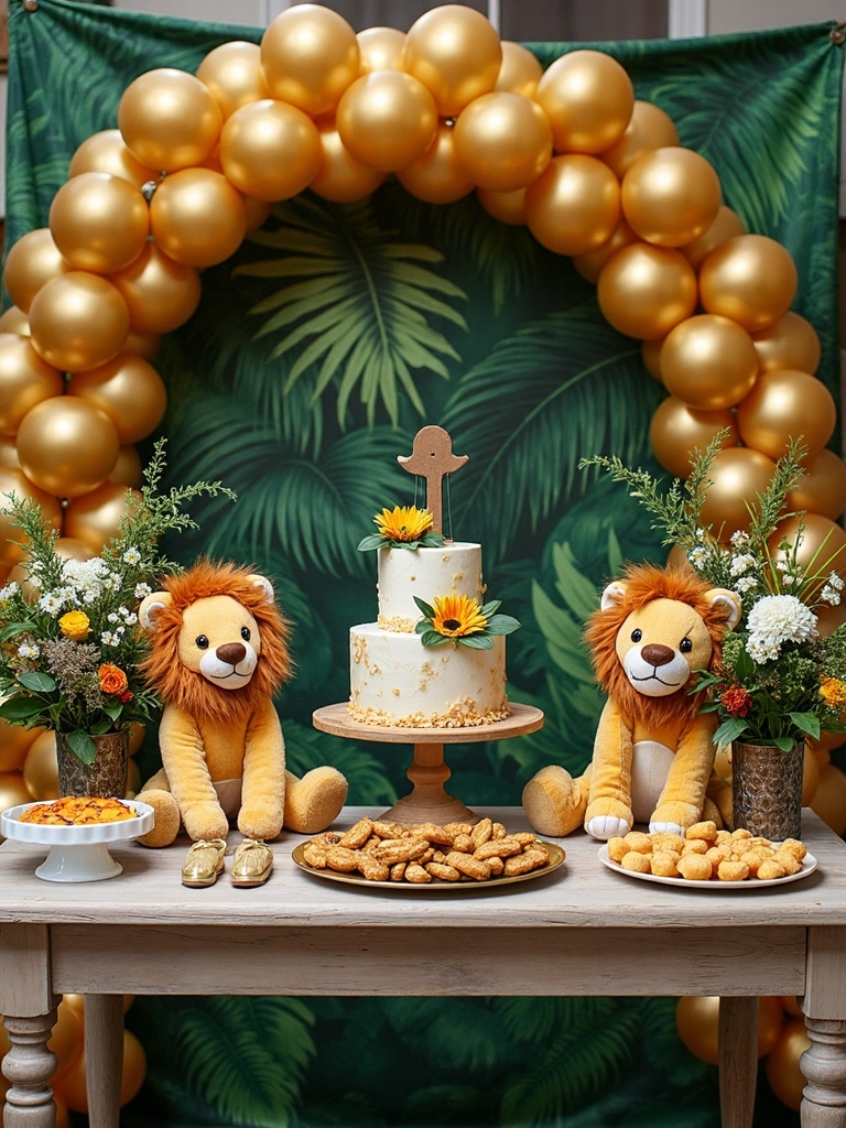 jungle inspired table decor ideas