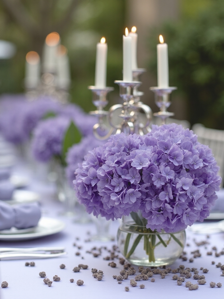 lavender inspired table decor