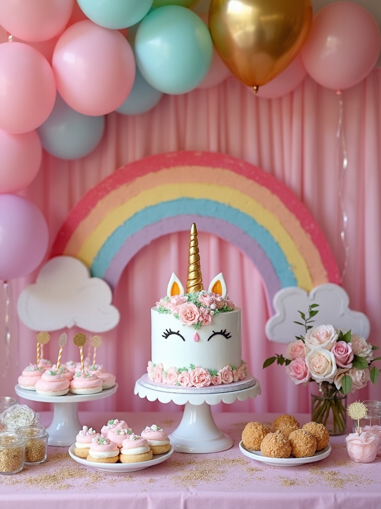magical unicorn themed celebration