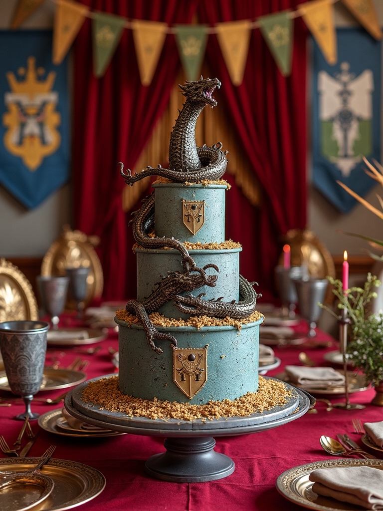 medieval tournament at castle