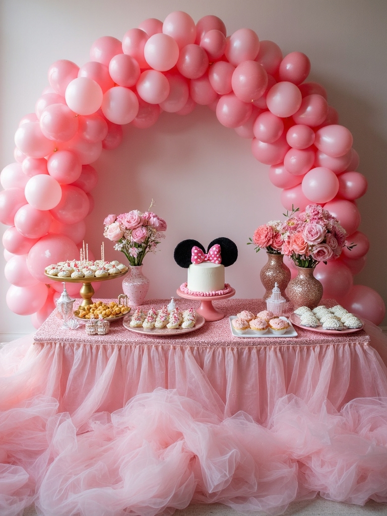 minnie mouse themed celebration