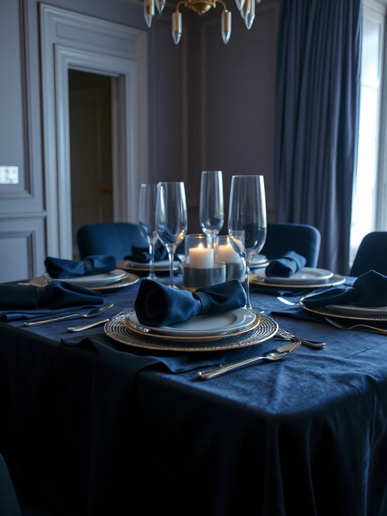 navy blue fabric choices