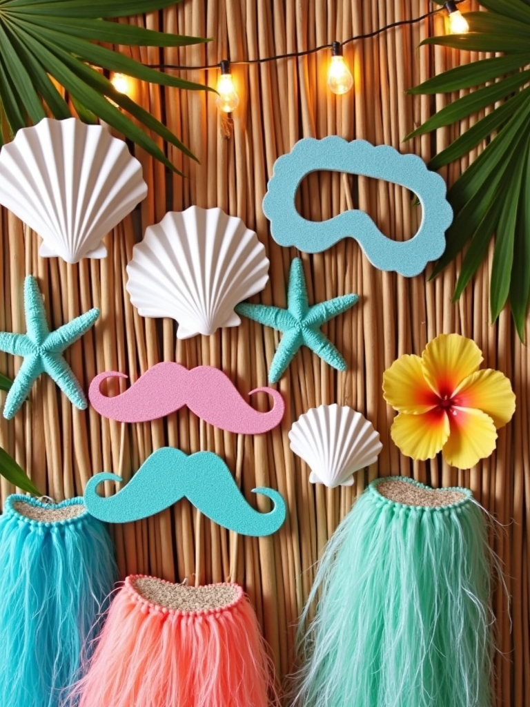 ocean themed photo booth