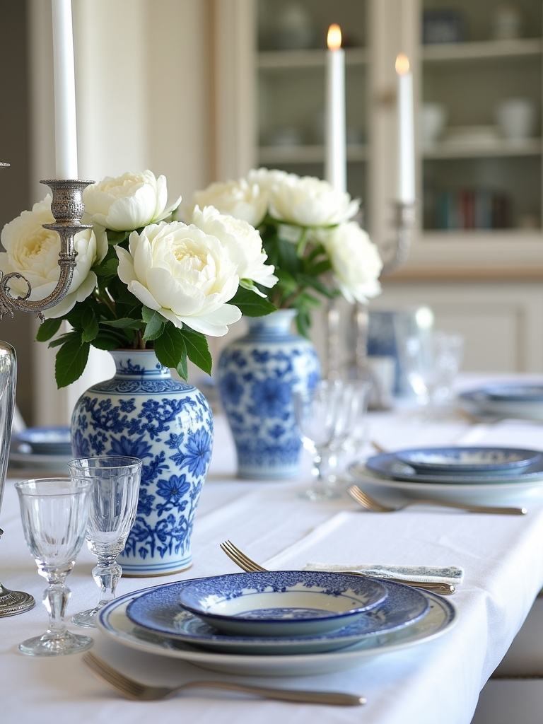 ornate eastern influenced table arrangements