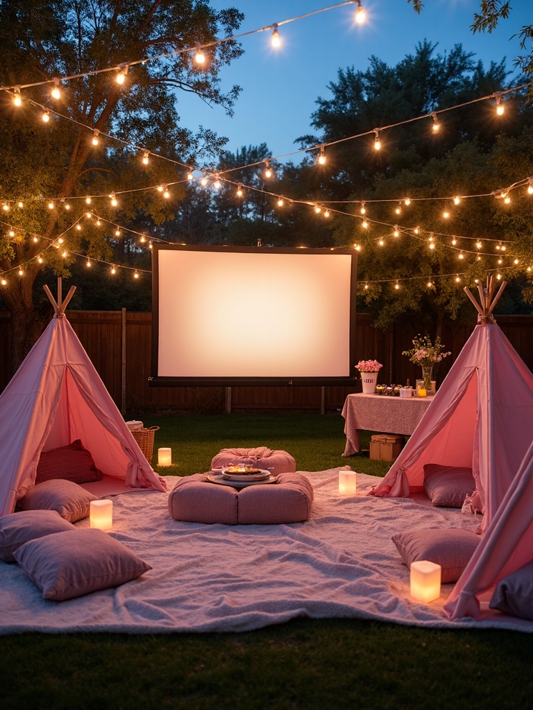 outdoor cinema under stars