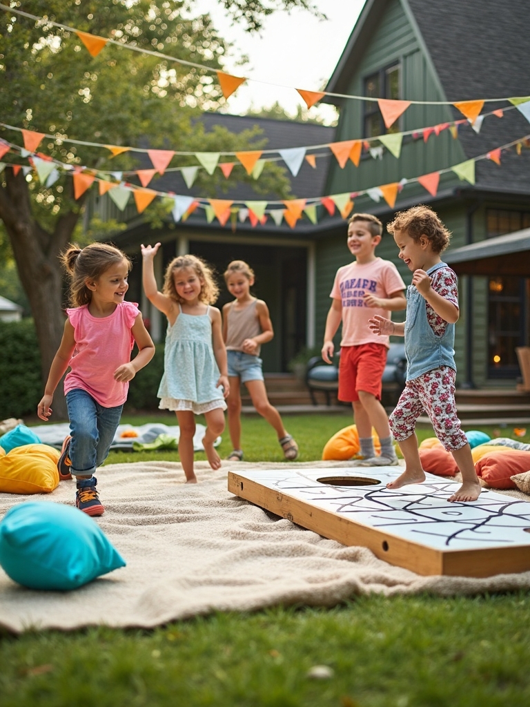 outdoor tic tac toe event