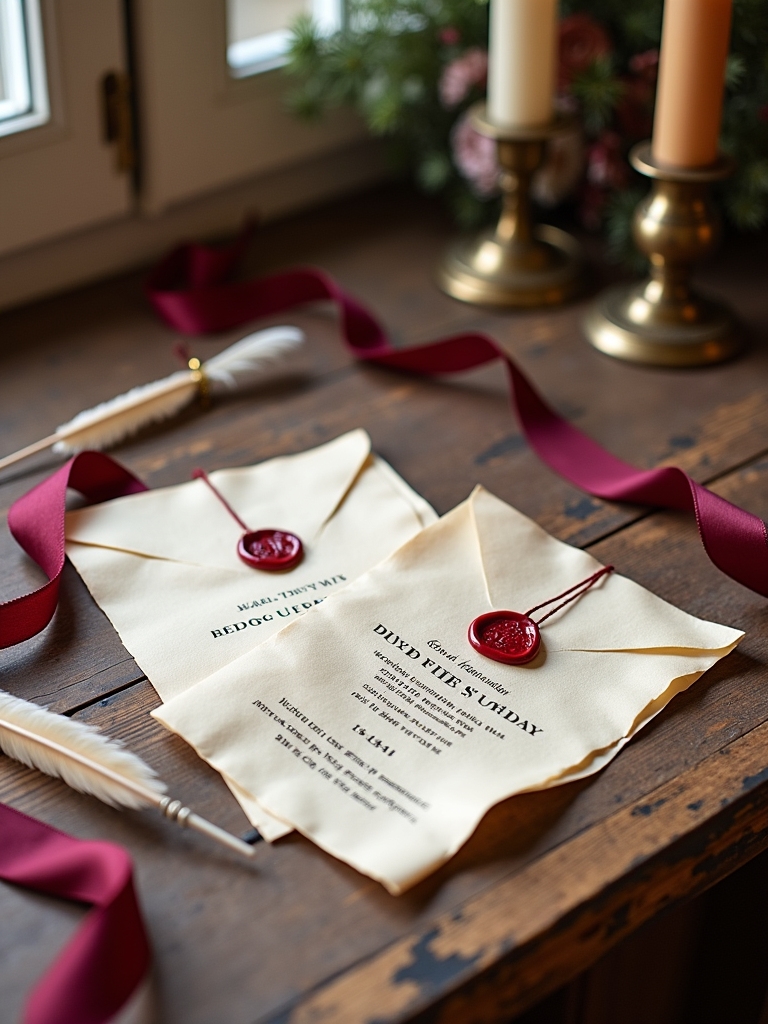 personalized wizarding school invitation drafting