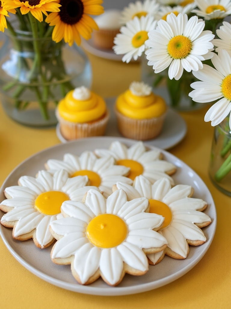 petal themed party beverages served
