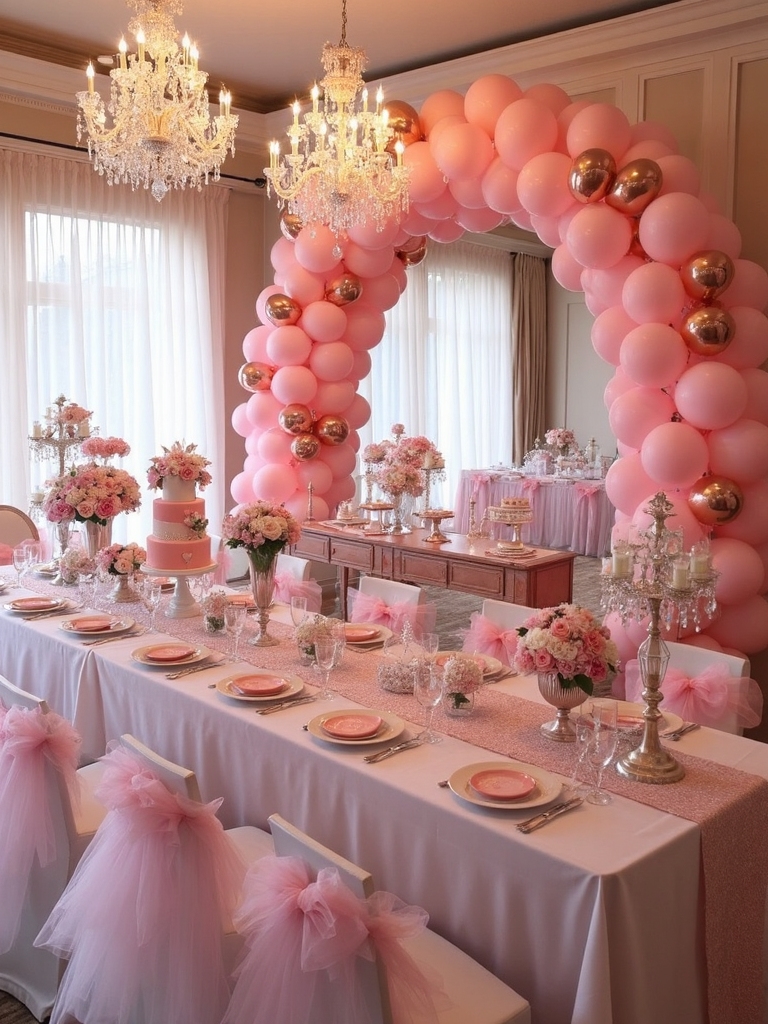 pink themed festive gathering