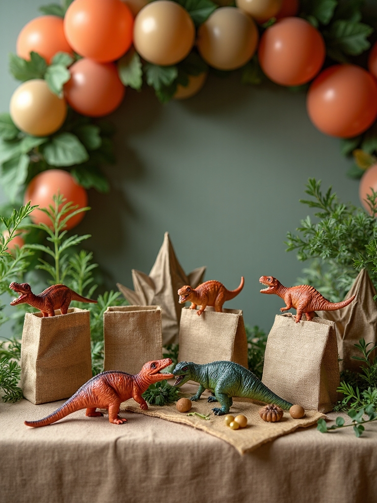 prehistoric themed party favors