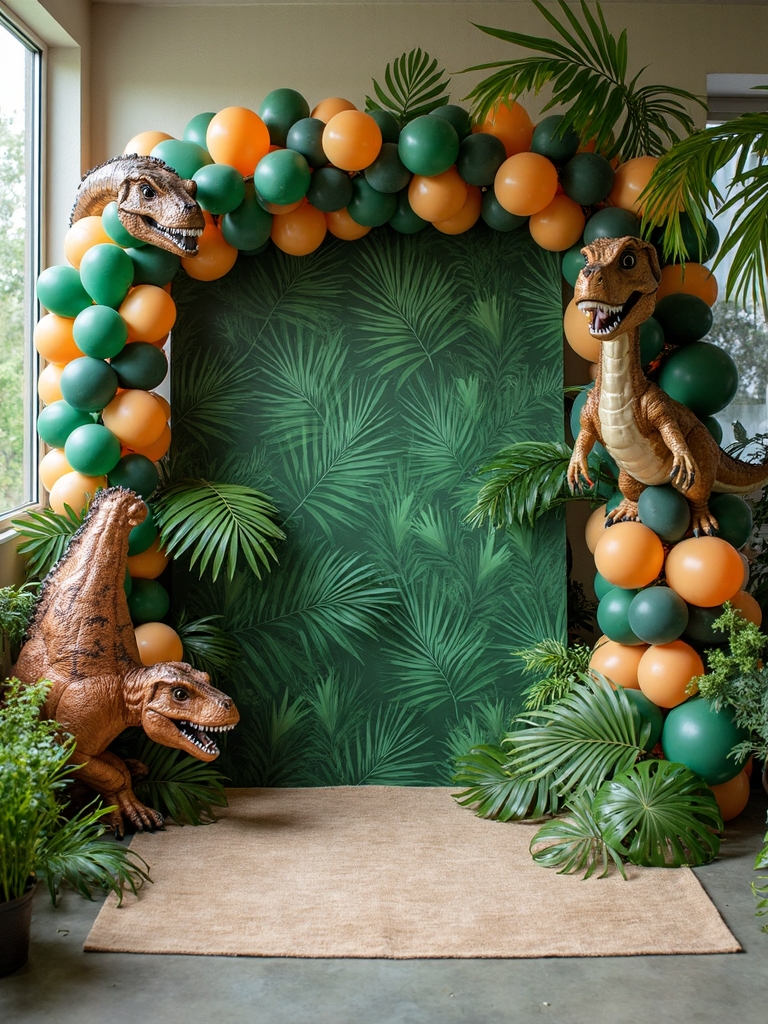 prehistoric themed photo decorations