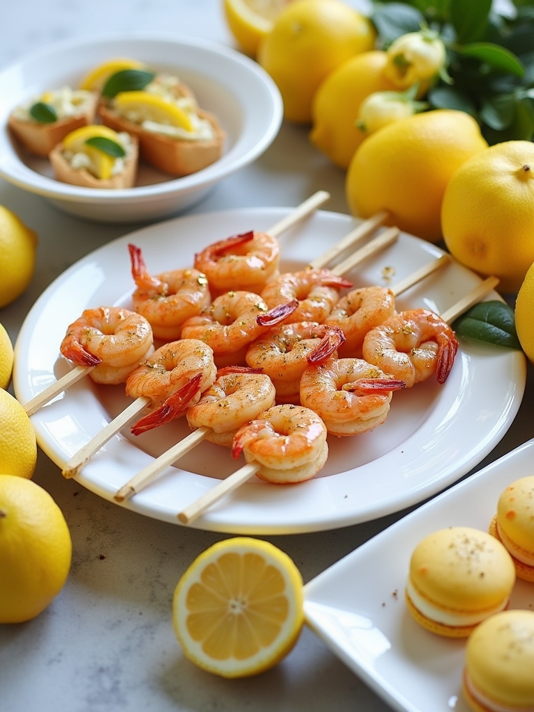 refreshing citrus flavored appetizer bites