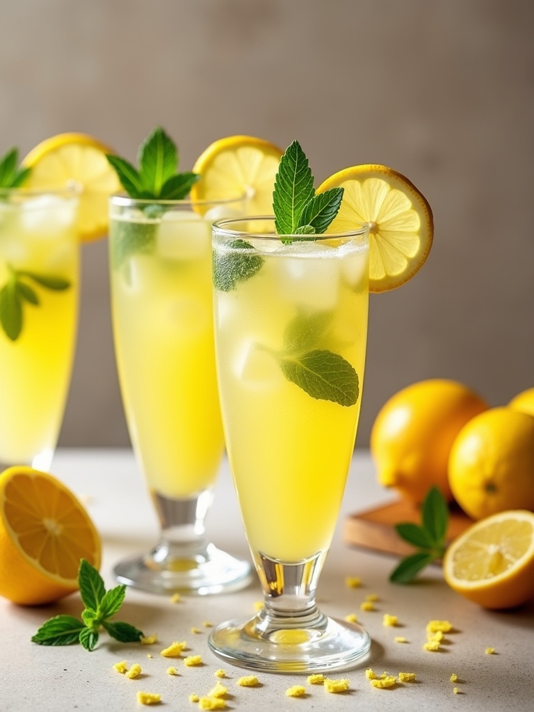 refreshing citrus infused non alcoholic and alcoholic beverages