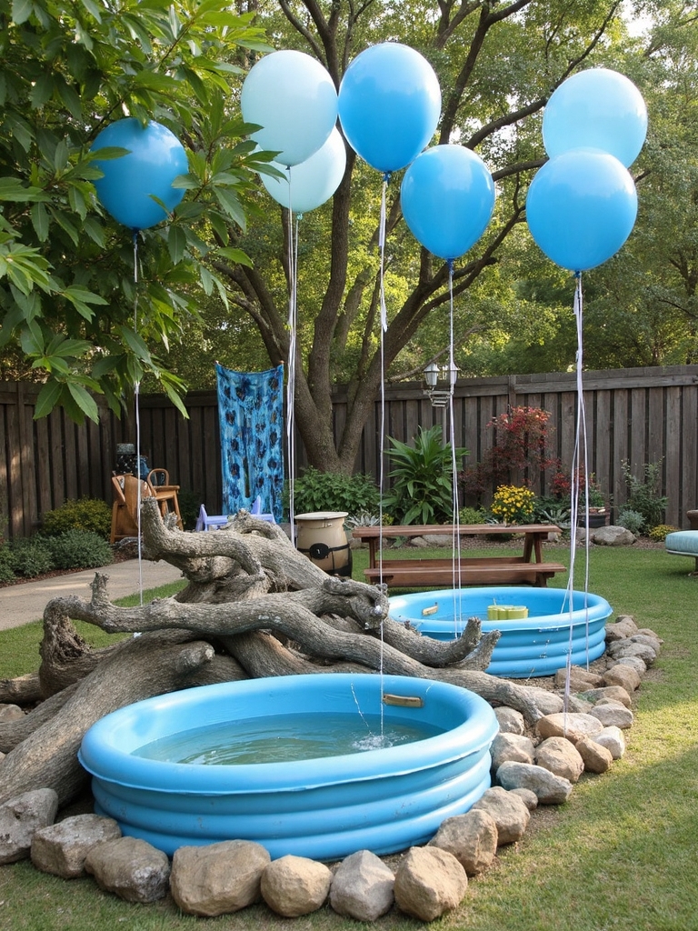refreshing creek water fun