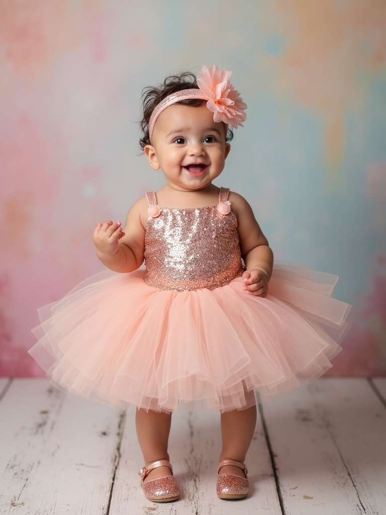 rose gold sequin birthday