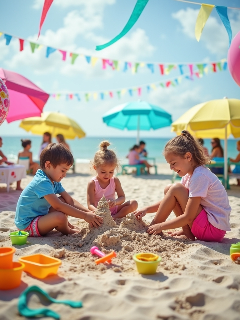 sandcastle building competition hosted