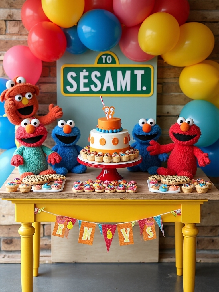 sesame street character participation