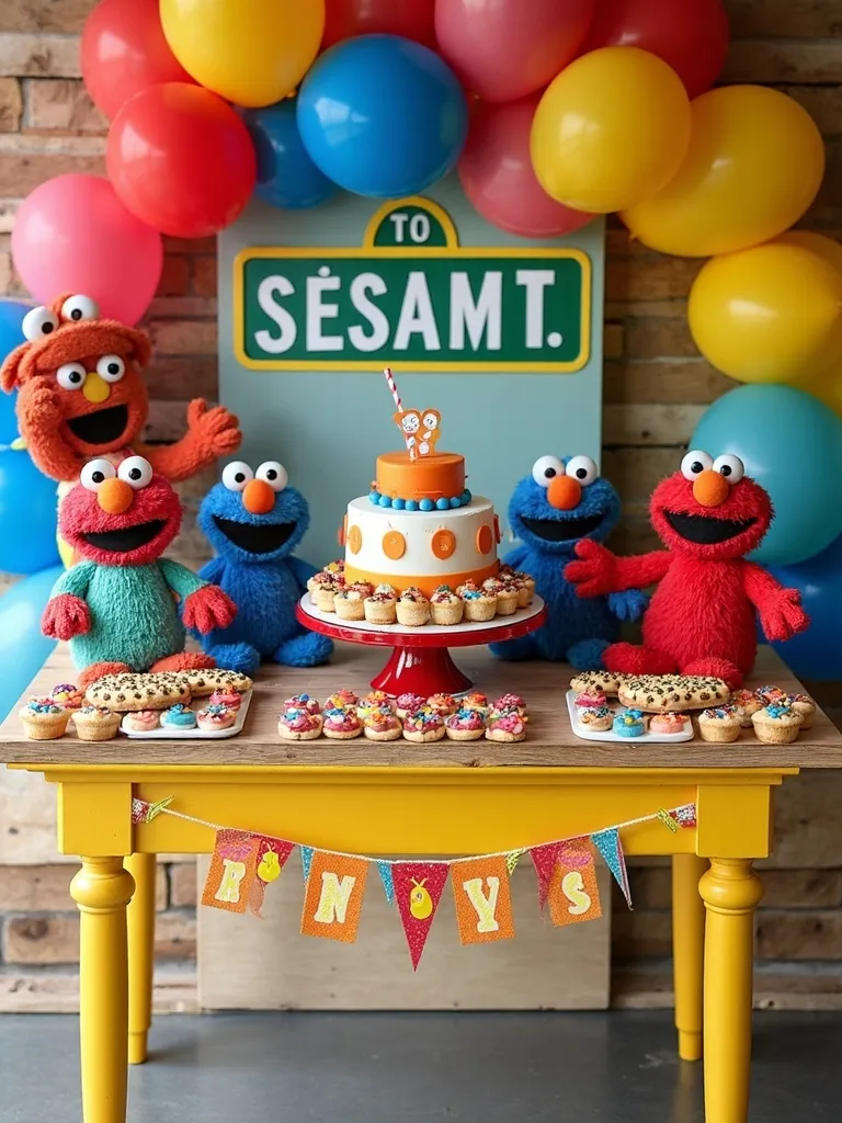 sesame street character participation