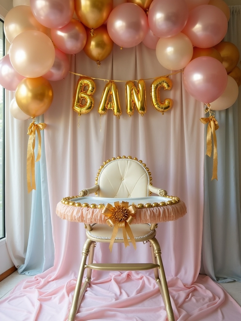 shiny decorative letter banners