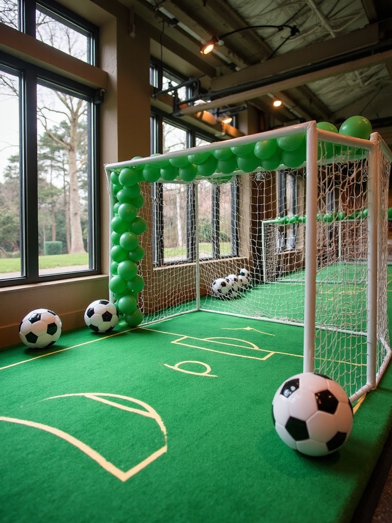 soccer game activity stations