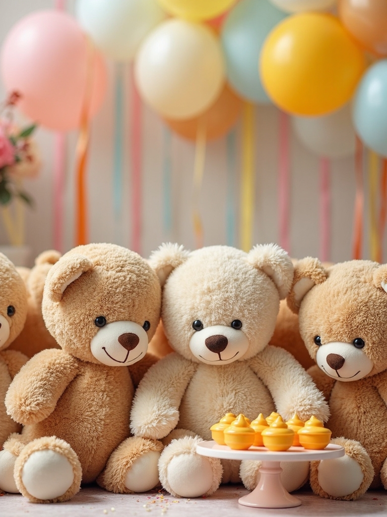 soft toys on display