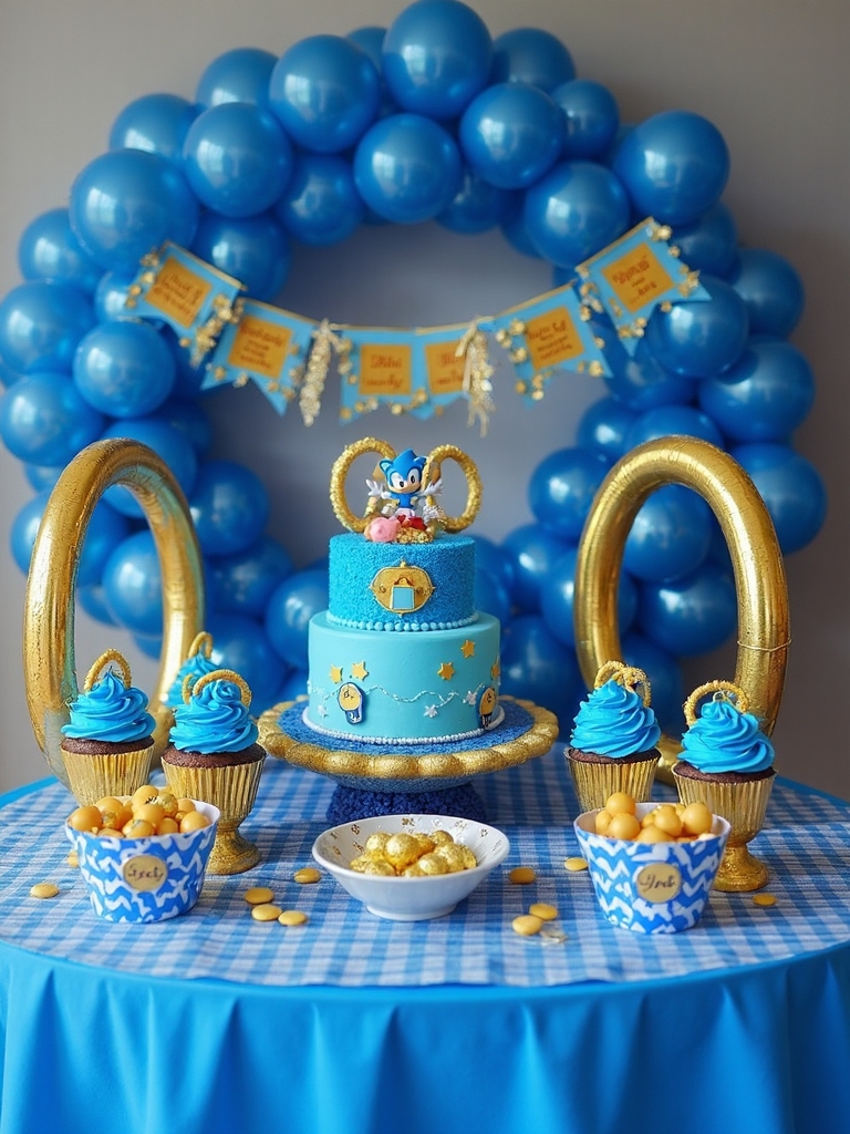 sonic themed party favors
