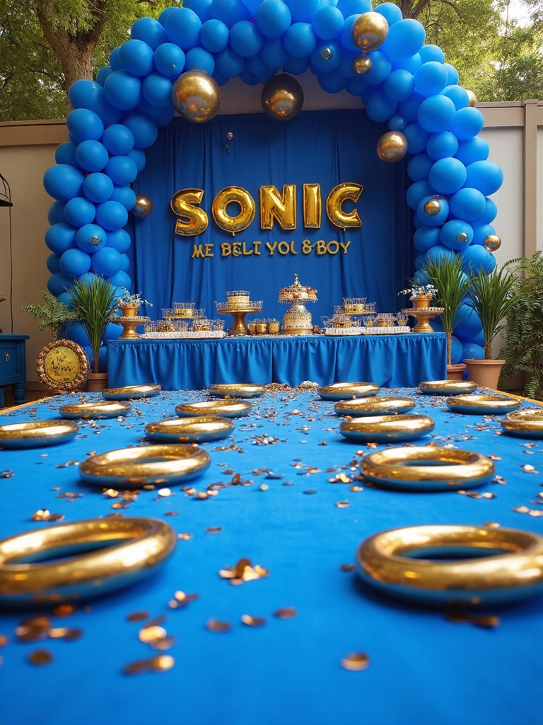 sonic themed treasure hunt adventure