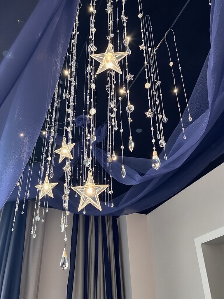 starry sky themed decor