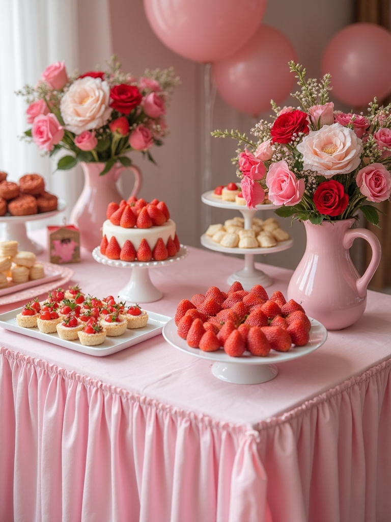 strawberry themed invitation design