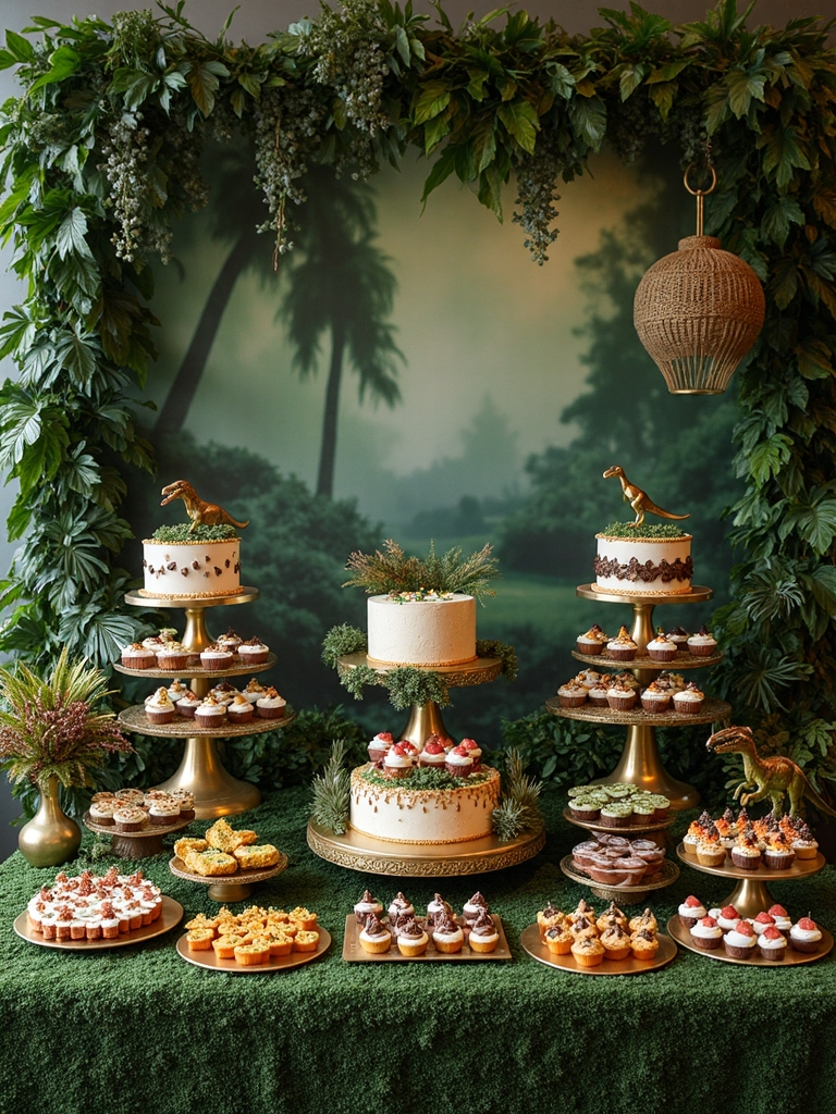 stunning prehistoric themed decor