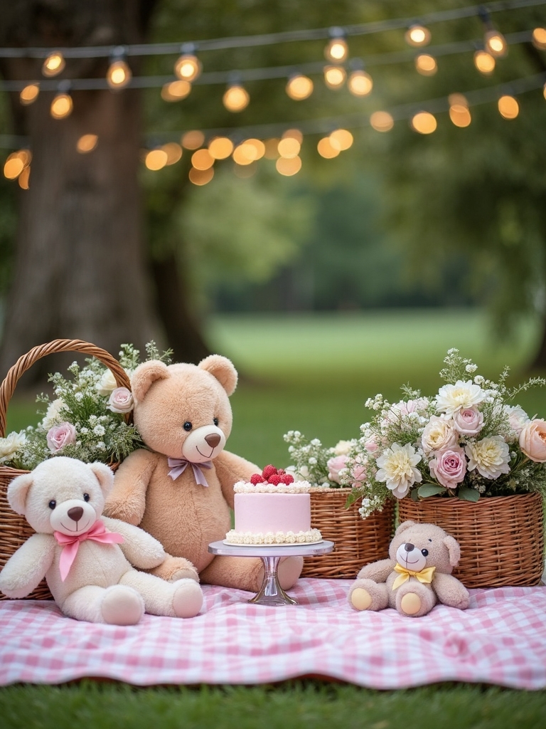 teddy bear celebration outdoors