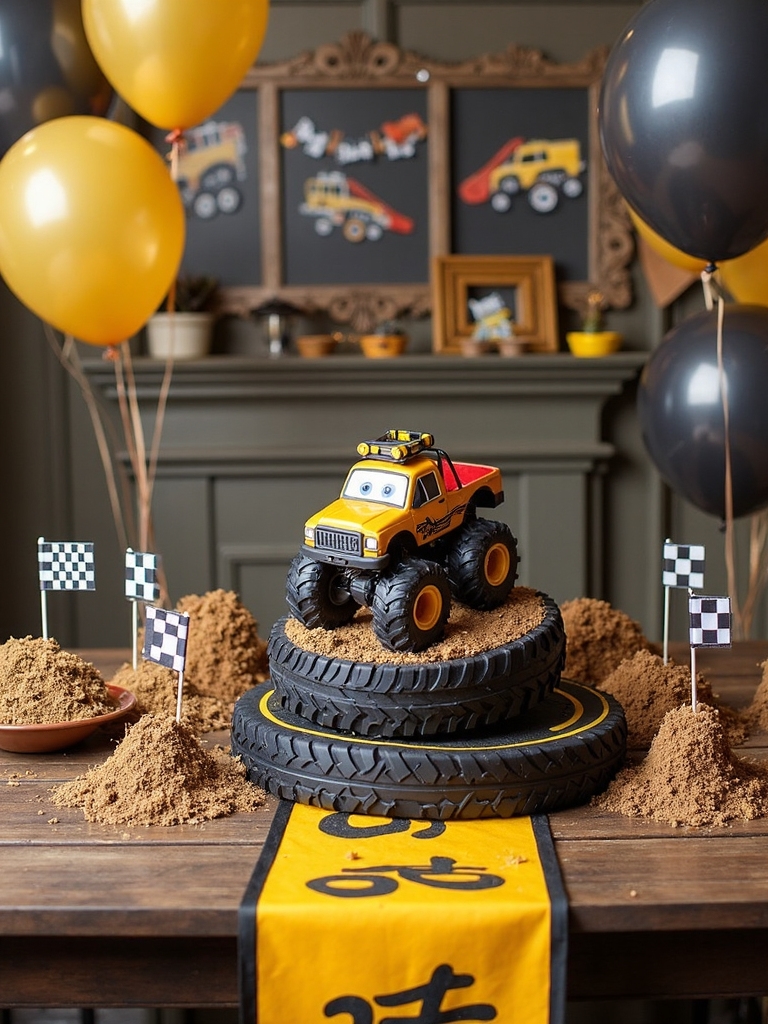 thrilling truck racing event