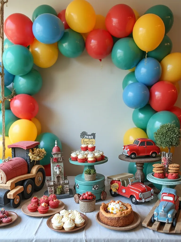 transportation themed party excitement