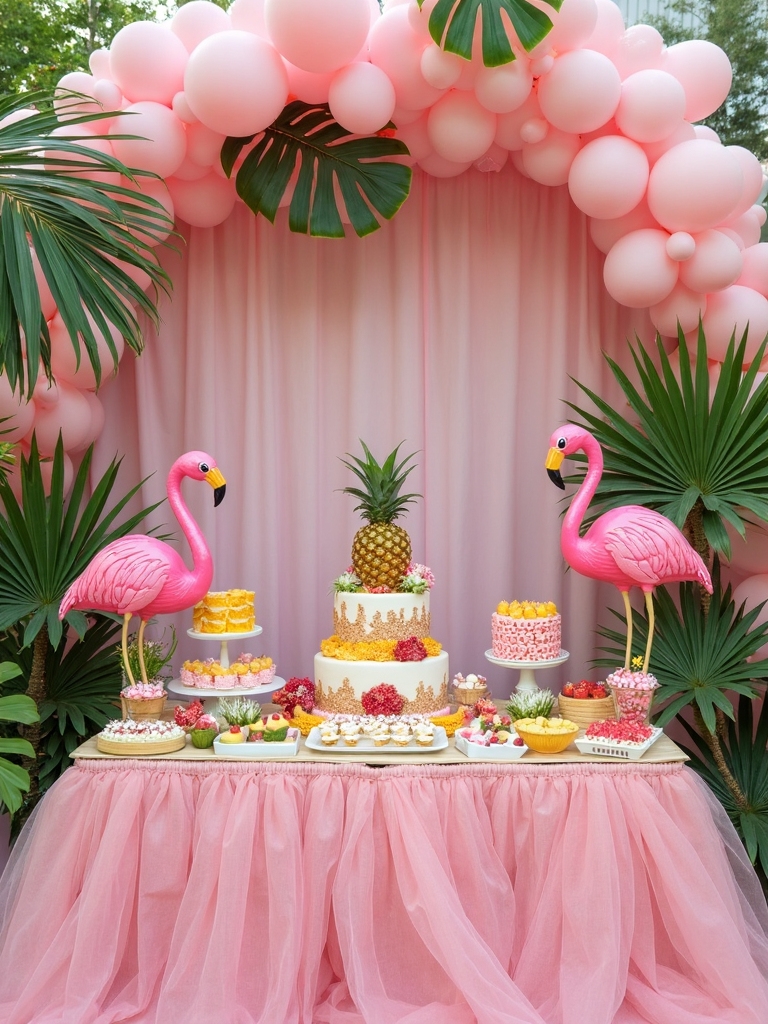 tropical fruit party celebration