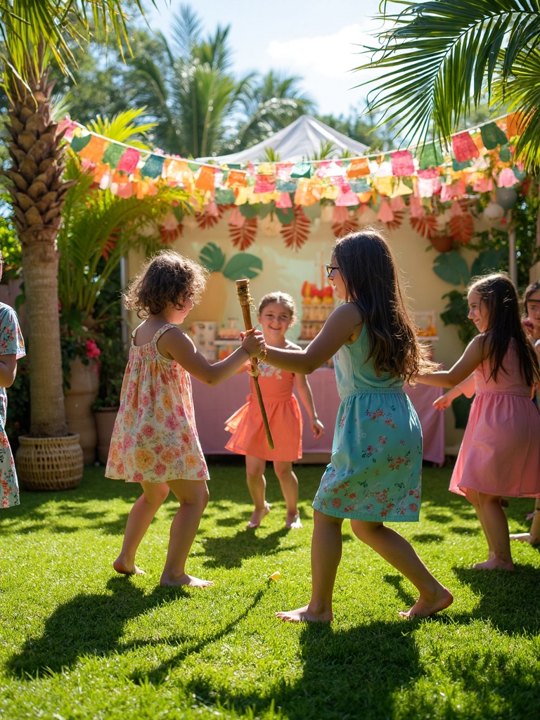 tropical limbo dance contest