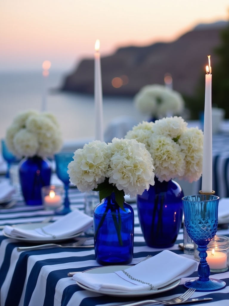 vibrant mediterranean inspired party decor