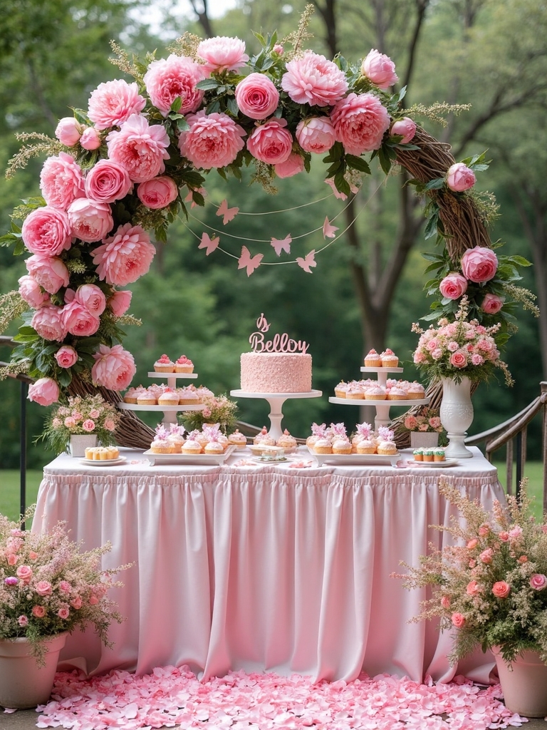 vibrant outdoor floral celebration