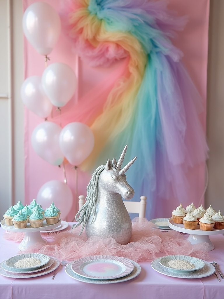 whimsical unicorn birthday celebration